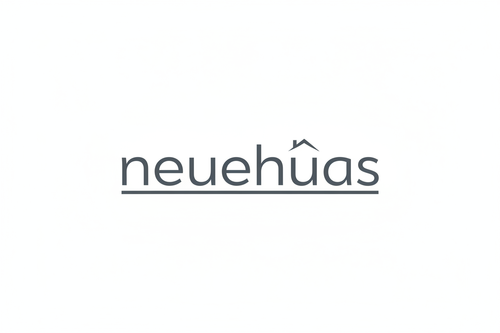 带neuehuas的logo，背景白色